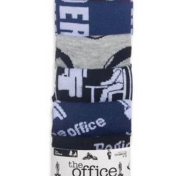 THE OFFICE 6PR CASUAL Adult Crew Socks - Picture 4 of 5